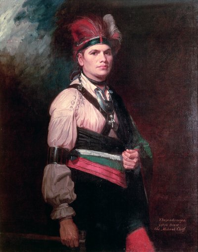 Joseph Brant, Chief of the Mohawks, 1742-1807 by George Romney